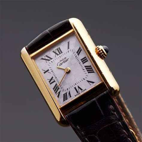 should i buy a quartz cartier tank|pre owned cartier tank watches.